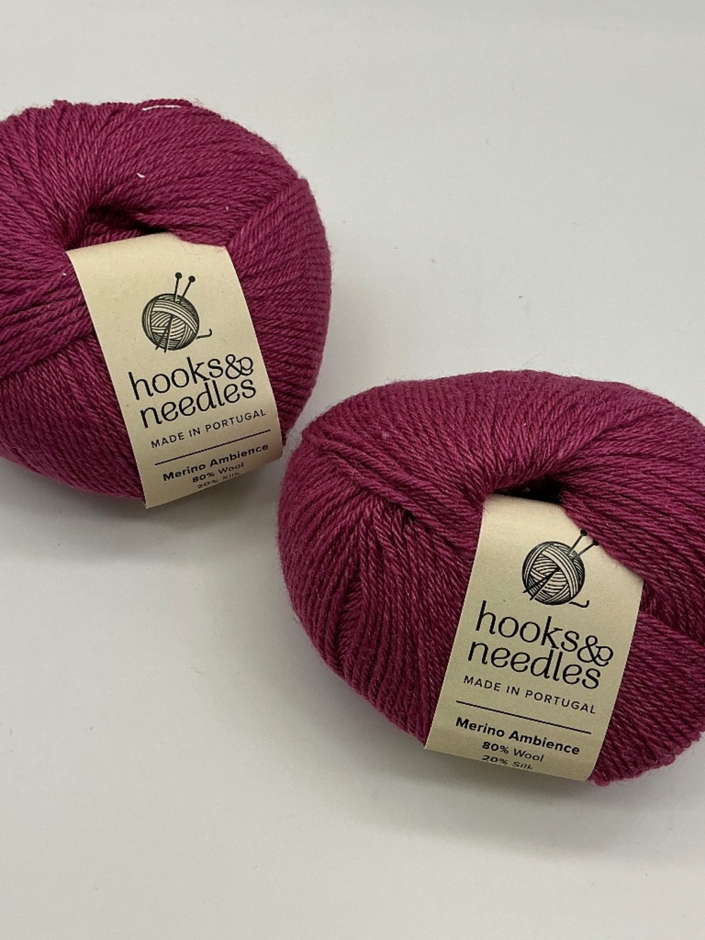 Hooks and Needles Yarn Merino Ambience 80% wool 20% silk